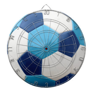 Soccer Ball Blue Tones, Dartboard