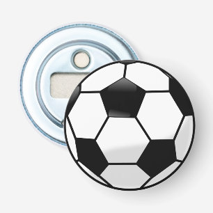 Soccer Ball Bottle Opener Fridge Magnet