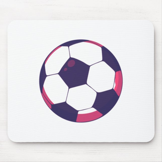Soccer Ball Boxy  Mouse Pad (Front)