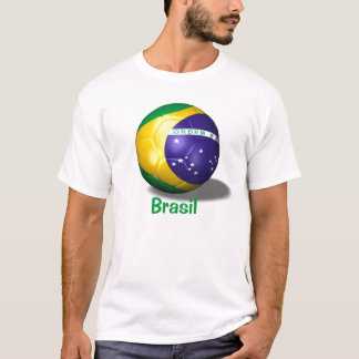 soccer ball brazil, Brasil T-Shirt