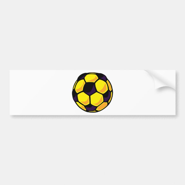 Soccer Ball Bumper Sticker (Front)