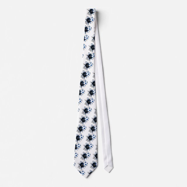 Soccer Ball Burst Tie (Front)