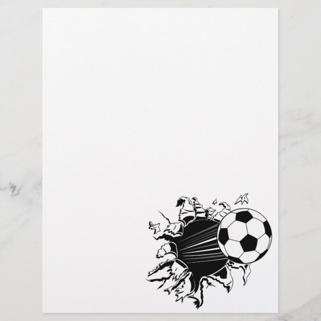 Soccer Ball Busting Out (Front)