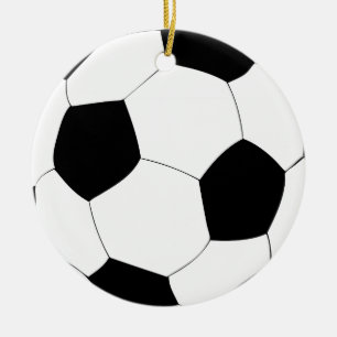 Soccer Ball Ceramic Ornament