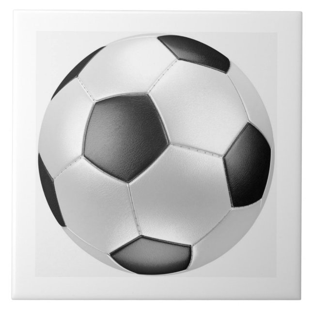 Soccer ball ceramic tile (Front)