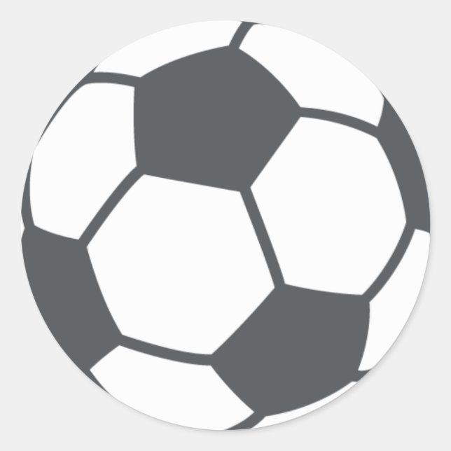 Soccer Ball Classic Round Sticker (Front)