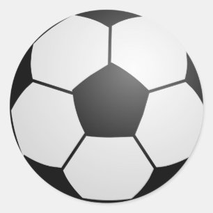 Soccer Ball Classic Round Sticker