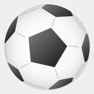 Soccer Ball Classic Round Sticker
