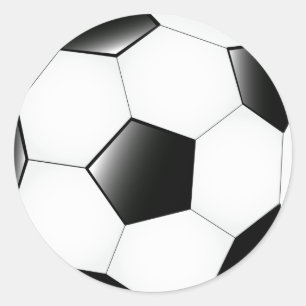 Soccer Ball Classic Round Sticker