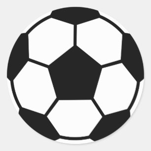Soccer Ball Classic Round Sticker
