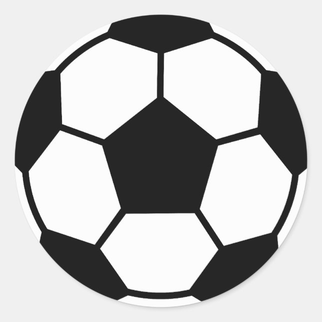 Soccer Ball Classic Round Sticker (Front)