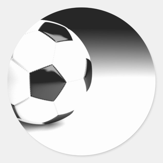 Soccer Ball Classic Round Sticker (Front)
