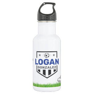 Soccer Ball Cleats Sports Personalised 532 Ml Water Bottle
