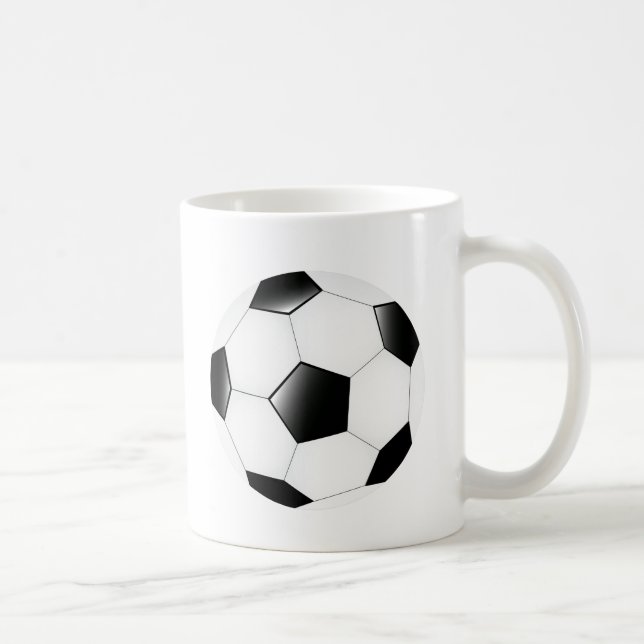 Soccer Ball Coffee Mug (Right)