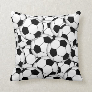 Soccer Ball Collage Cushion