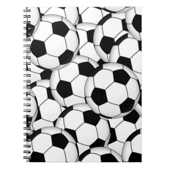 Soccer Ball Collage Notebook (Front)