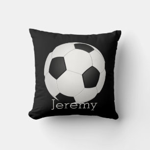 soccer ball custom personalised pillow
