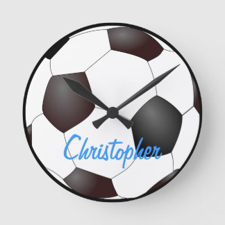 Soccer Ball - Customisable Round Clock