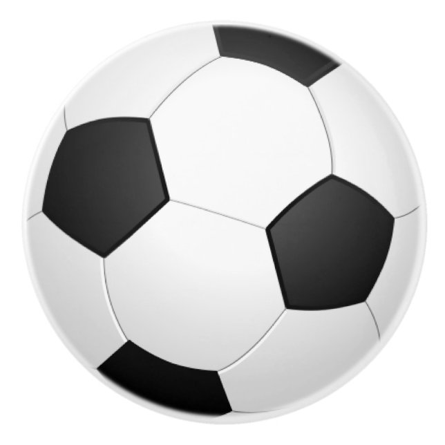 Soccer Ball Drawer Pull (Front)