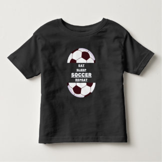 Soccer ball. Eat, Sleep, Soccer, Repeat Toddler T-Shirt