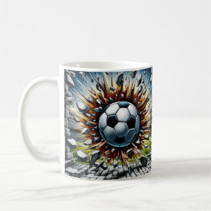 Soccer Ball Explosion Coffee Mug