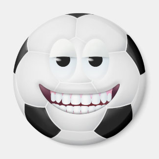 Soccer Ball Face 2 Magnet