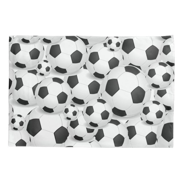 Soccer Ball Fan Pillowcase (Back)