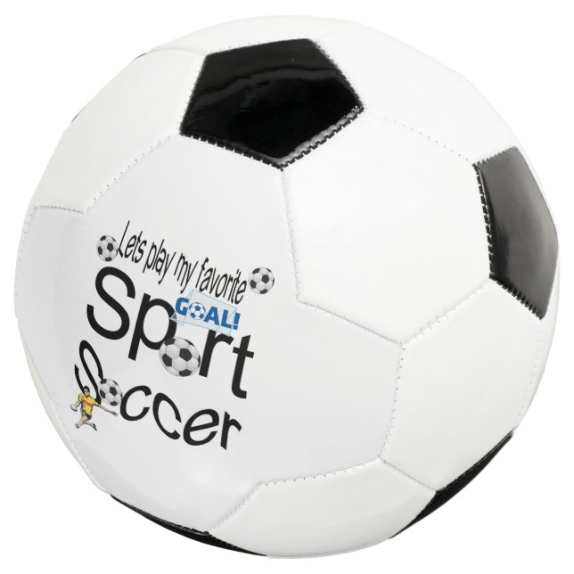 Soccer Ball Favourite Sport  (Three Quarter)