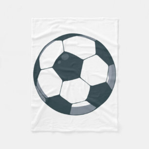 Soccer Ball Fleece Blanket