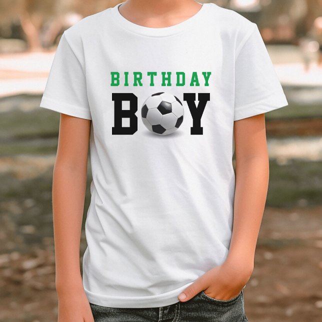 Soccer Ball Football Birthday Boy Bday Party T-Shirt (Soccer Ball Football Birthday Boy Bday Party T-Shirt)