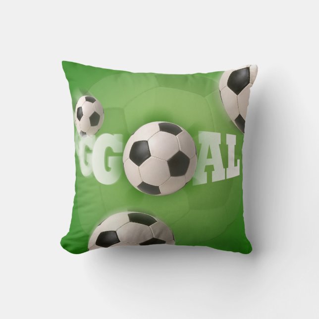 Soccer Ball Football Goal - Pillow (Front)
