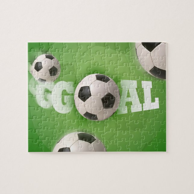 Soccer Ball Football Goal - Puzzle (Horizontal)
