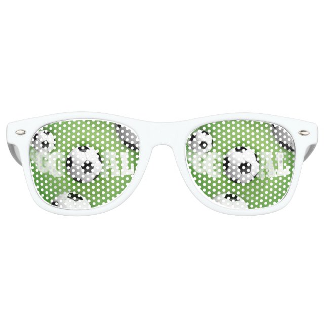 Soccer Ball Football Goal Sunglasses Party Shade (Front)