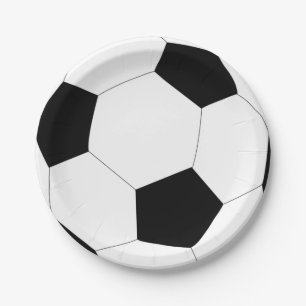Soccer Ball Football  Paper Plate