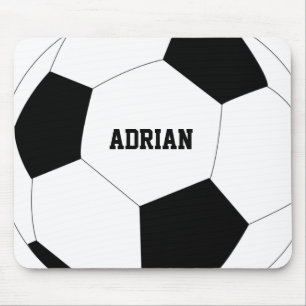 Soccer Ball Football Personalised  Mouse Pad