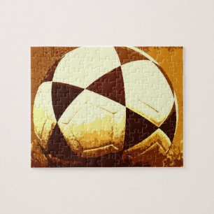 Soccer Ball - Football Popular World Sport Art Jigsaw Puzzle