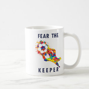 Soccer Ball Funny Goalie Keeper Quote  Coffee Mug