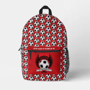 Soccer Ball Gifts for Kids   Back to School Boys Printed Backpack