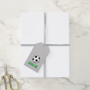 Soccer Ball Goalie Net Sports Coach Player Fans Gift Tags