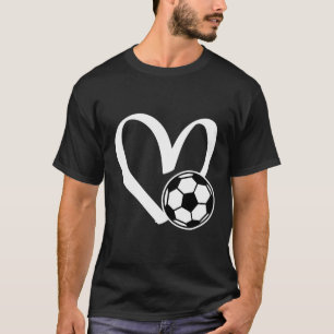Soccer Ball Heart T-Shirt