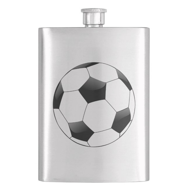 Soccer Ball Hip Flask (Front)