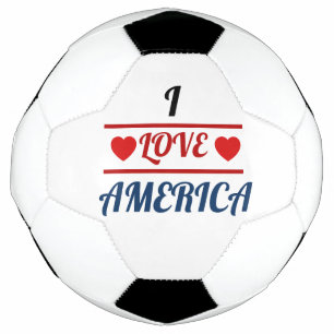 Soccer Ball - I Love America