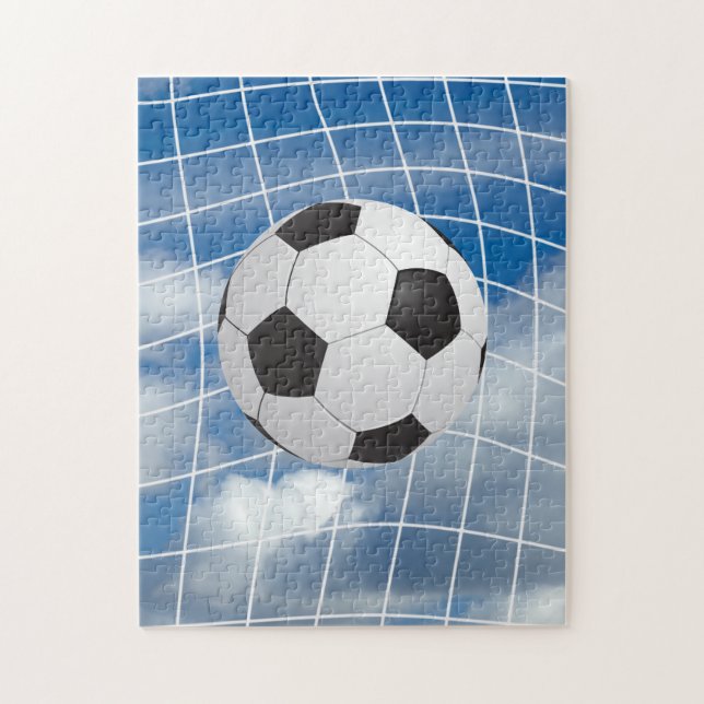 Soccer ball jigsaw puzzle (Vertical)