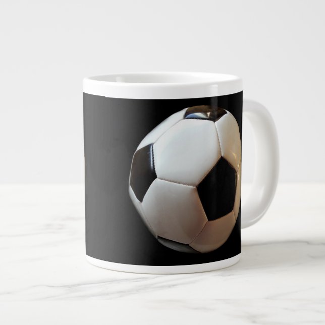 Soccer Ball Jumbo Mug (Front Right)
