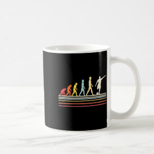 Soccer Ball Kick Human Evolution Retro Vintage Sty Coffee Mug