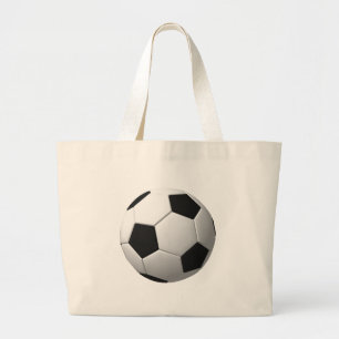 Soccer Ball: Large Tote Bag