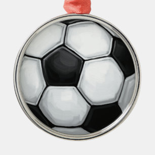 Soccer Ball Metal Ornament