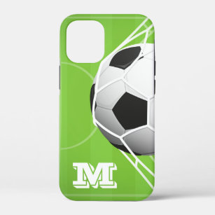 Soccer Ball Monogram iPhone 12 Mini Case