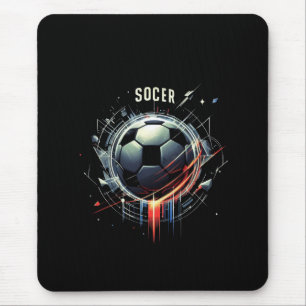soccer ball mouse pad