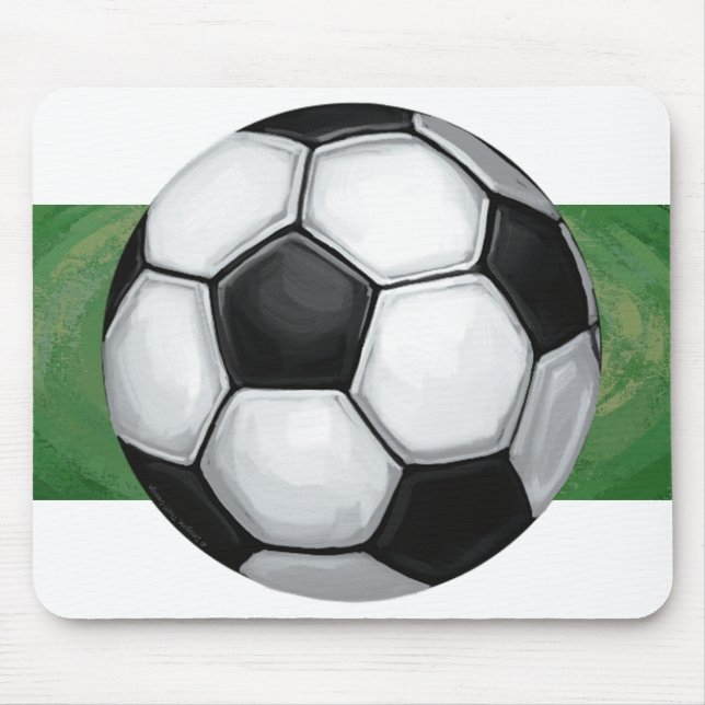 Soccer Ball Mouse Pad (Front)